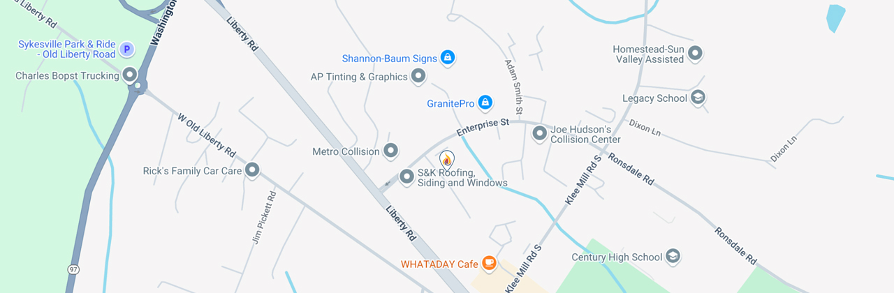 Sykesville, MD Office Map