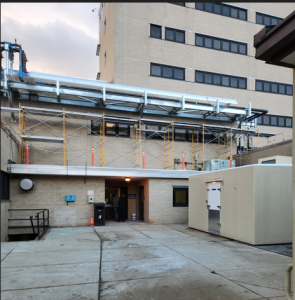 Steam piping upgrade