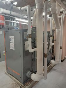 Intellihot tankless water heater installation from Delval Equipment